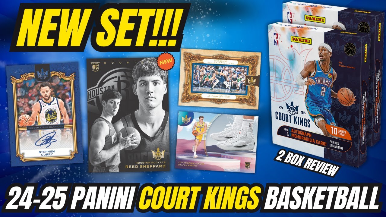 🚨FIRST LOOK!!!🚨 2024-25 Panini NBA Court Kings Basketball Hobby