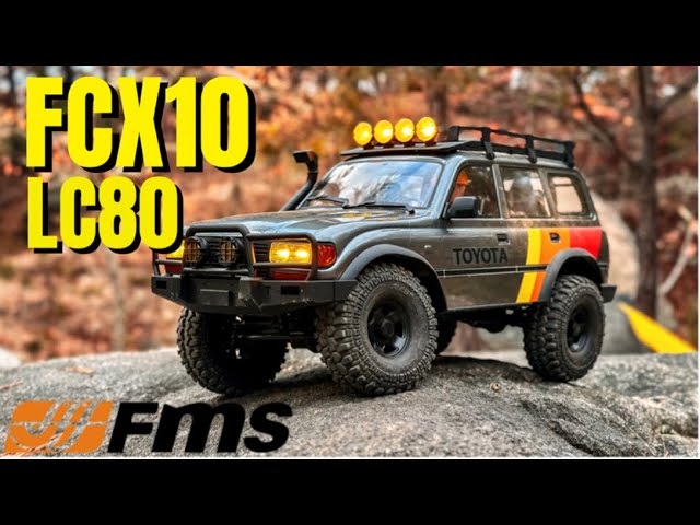 FMS FCX10 LC80 Toyota Land Cruiser - Run & Review! - YouTube