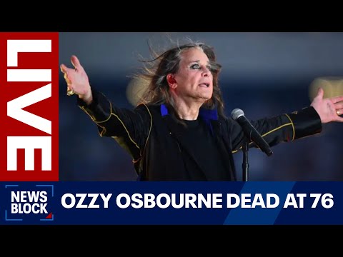LIVE: Ozzy Osbourne dies at 76 | FOX 5 NY News Block - YouTube
