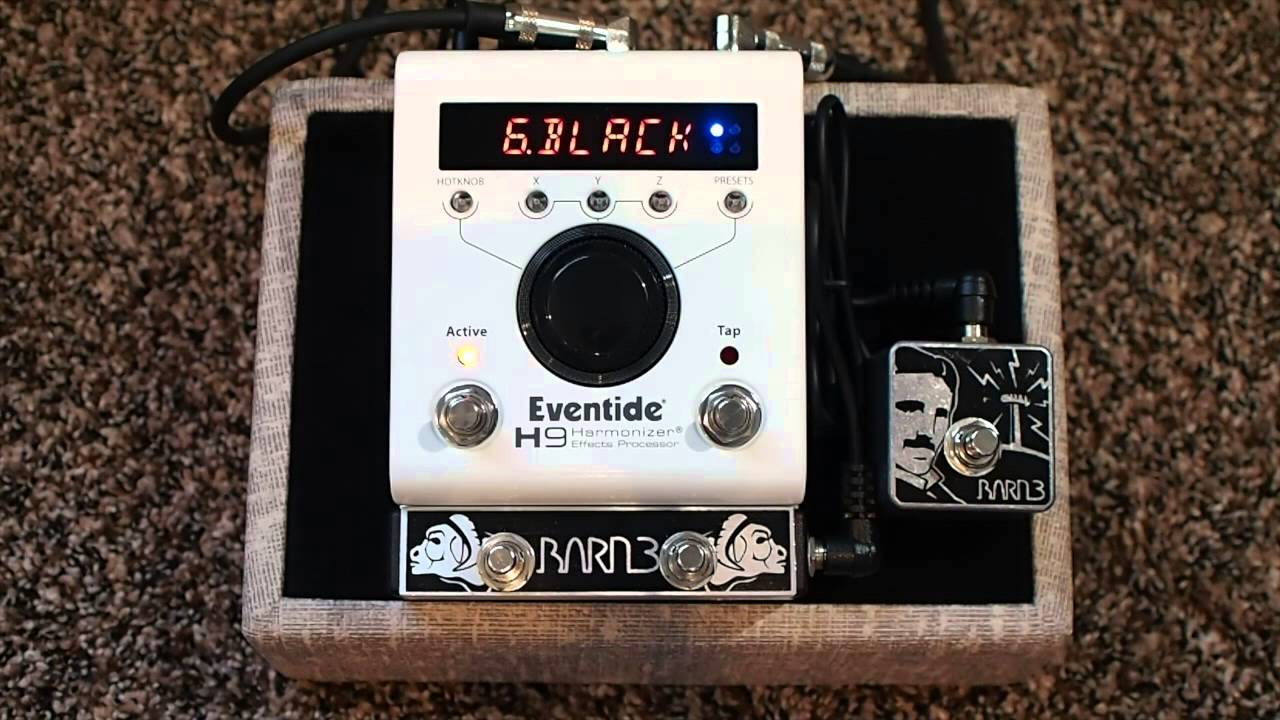 Barn3 OX9 Auxiliary Switch System for Eventide H9 - YouTube