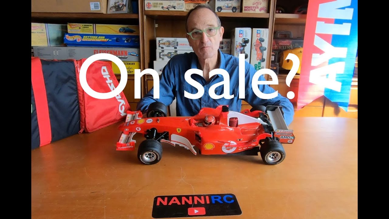 Ferrari F 2004 by Kyosho: exclusive model gas powered with a lot