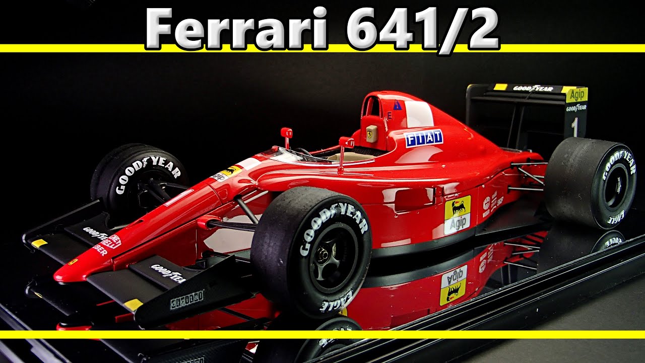 Ferrari 641/2 1/20 FUJIMI f1 scale plastic model [Full Build