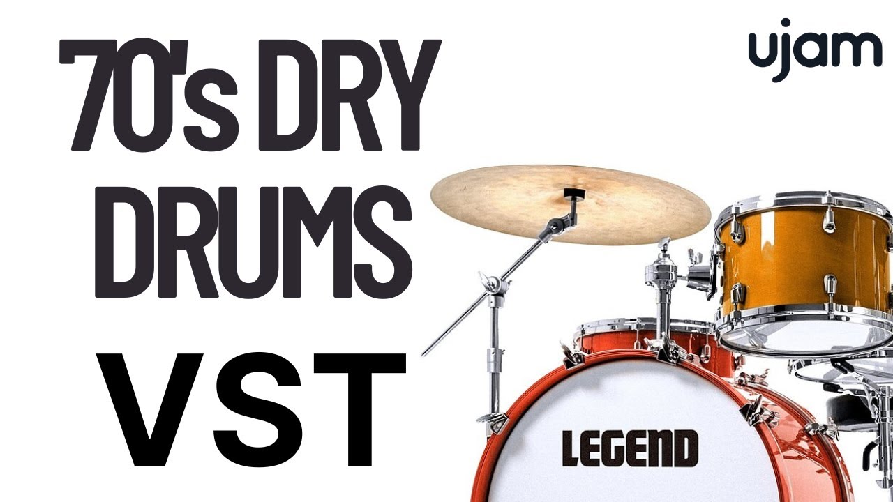 UJAM LEGEND FIRST LOOK Virtual Drummer Dry Drum Sound MIDI & One