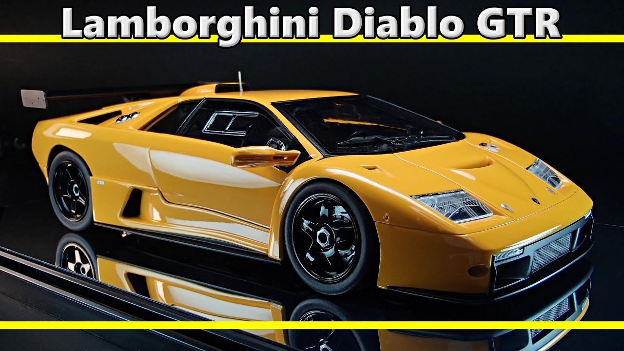 Lamborghini Diablo GTR / Aoshima 1/24 / Scale Model / full build