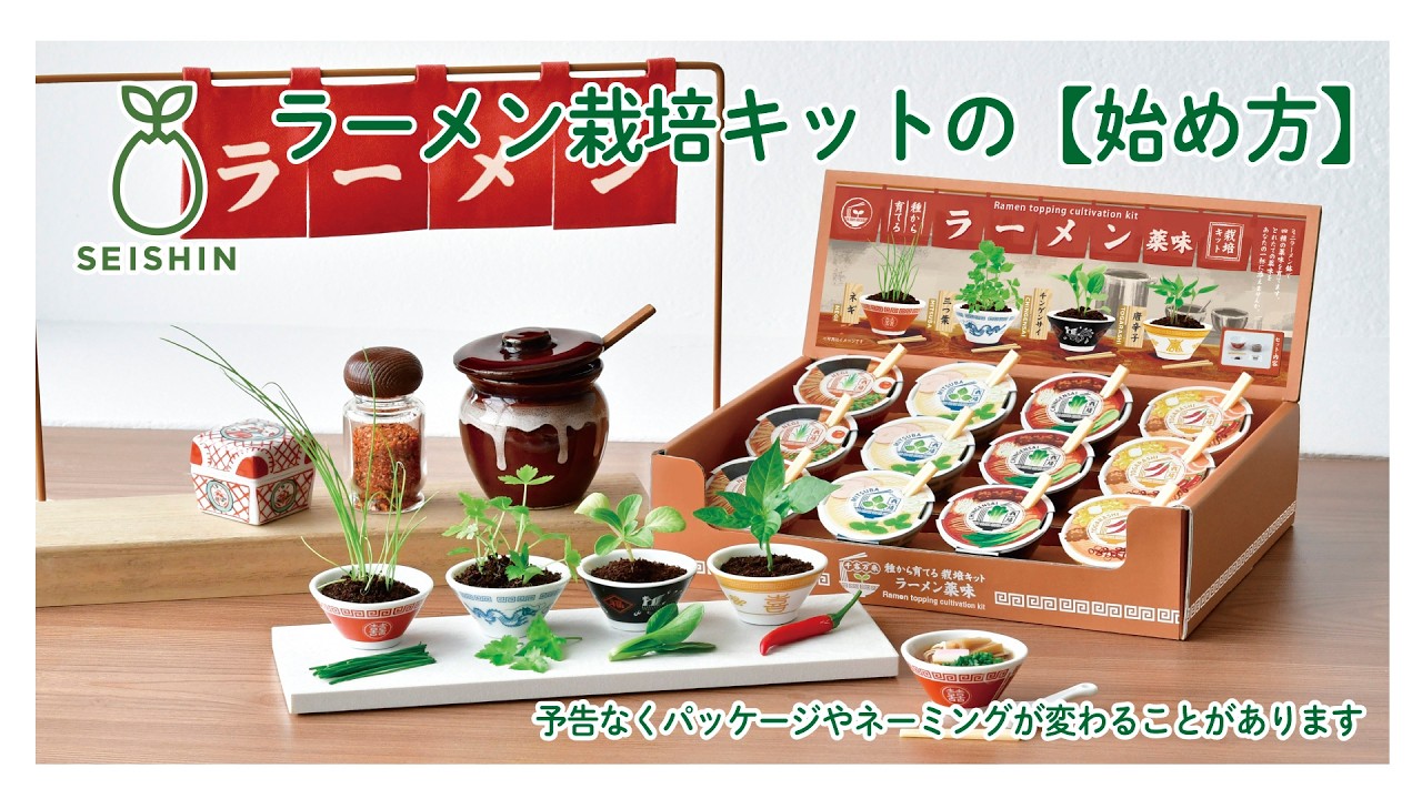 ラーメン薬味栽培キット - 聖新陶芸株式会社｜栽培キットの企画・製造