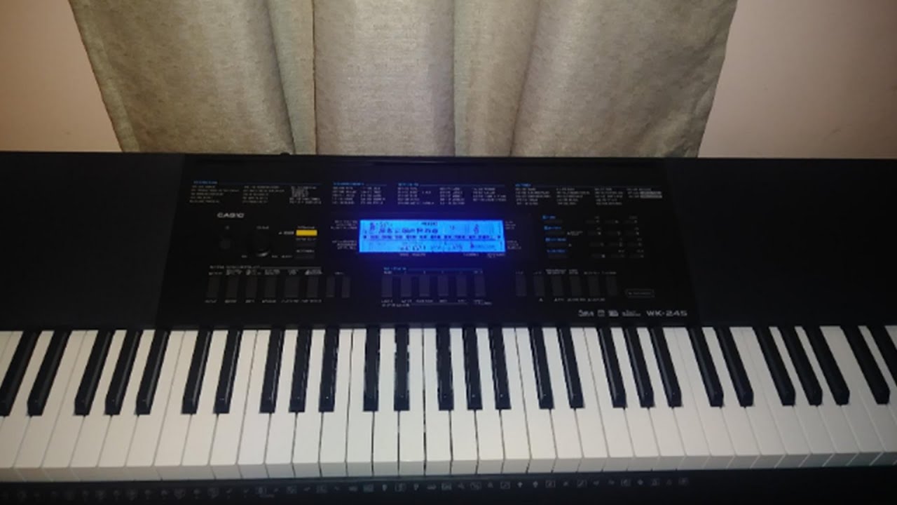 Casio WK 245 Keyboard Review - YouTube