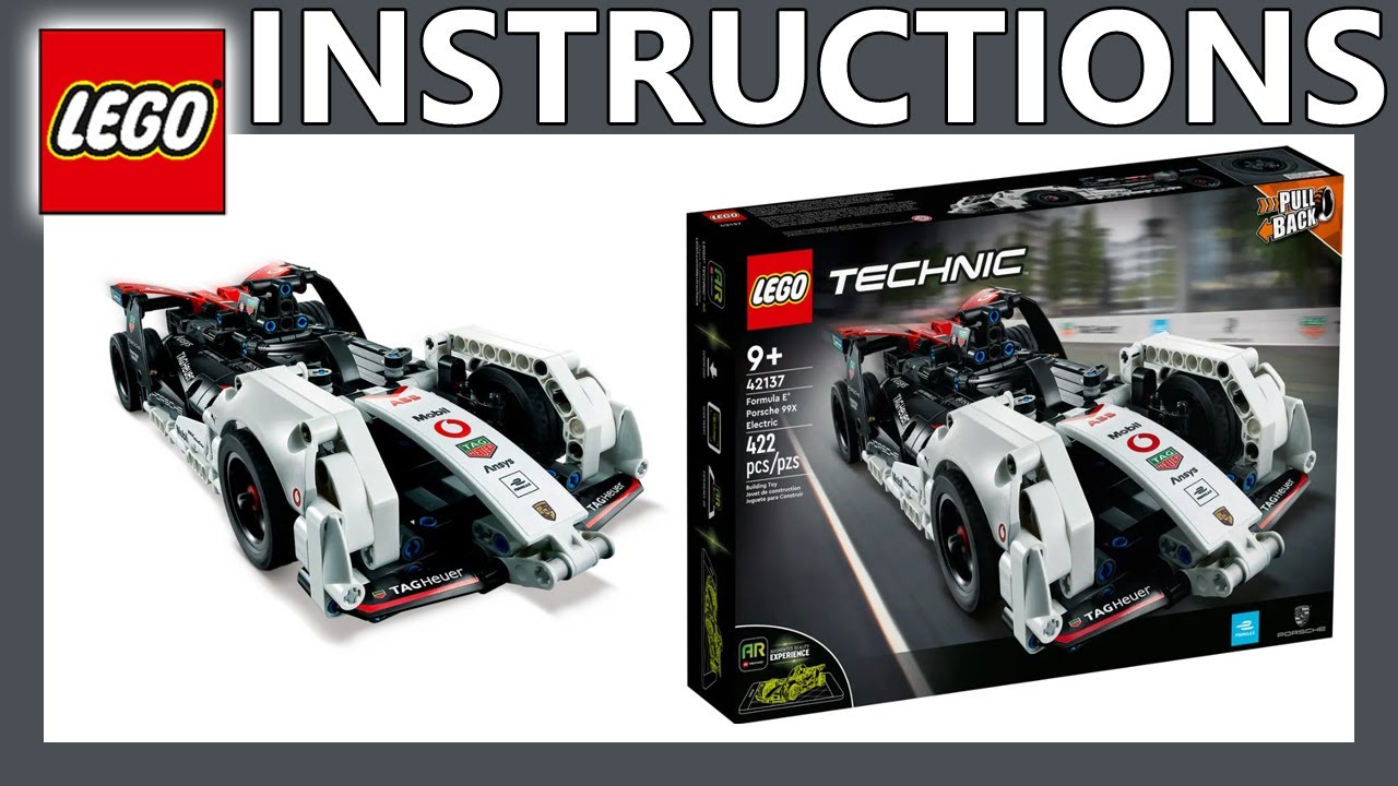 LEGO Instructions | Formula E Porsche 99X Electric | 42137 | LEGO