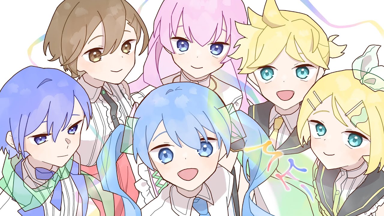 ME- / MEIKO,KAITO,初音ミク,鏡音リン,鏡音レン,巡音ルカ - YouTube