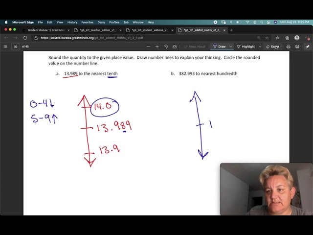Eureka Math Grade 5 Module 1 Lesson 8 Exit Ticket - YouTube