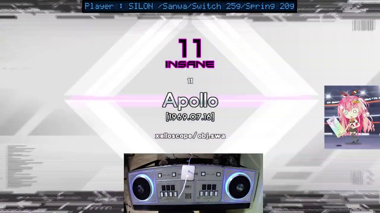 発狂BMS ☆14 Apollo [1969.07.16] HARD-CLEAR - YouTube