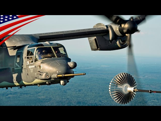 Special Operations Squadron's CV-22 Osprey Day & Night Air Refuel