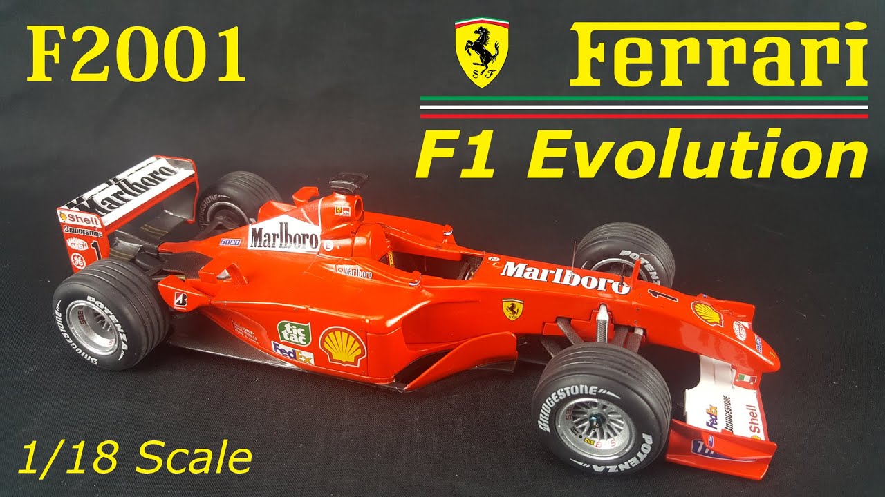 Ferrari F1 Evolution in 1/18 Scale - 2001 F2001 - YouTube