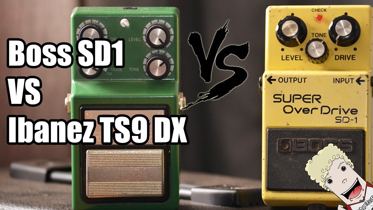 Boss SD-1 VS Ibanez TS9DX Shootout - YouTube