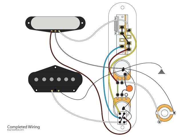 4 Way Tele Mod using a Push/Pull switch - YouTube