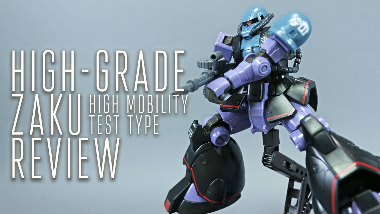 1570 - HG Zaku High Mobility Test Type (OOB Review) - YouTube