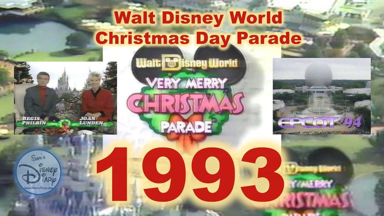 1993 Walt Disney World Christmas Day Parade | Joan Lunden | Regis