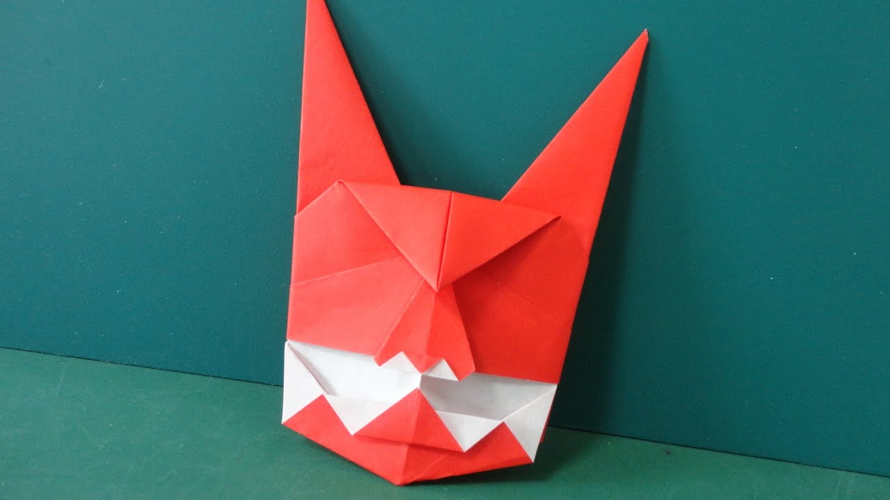 節分 大人向けな鬼の折り方How to make the demon for an adult - YouTube