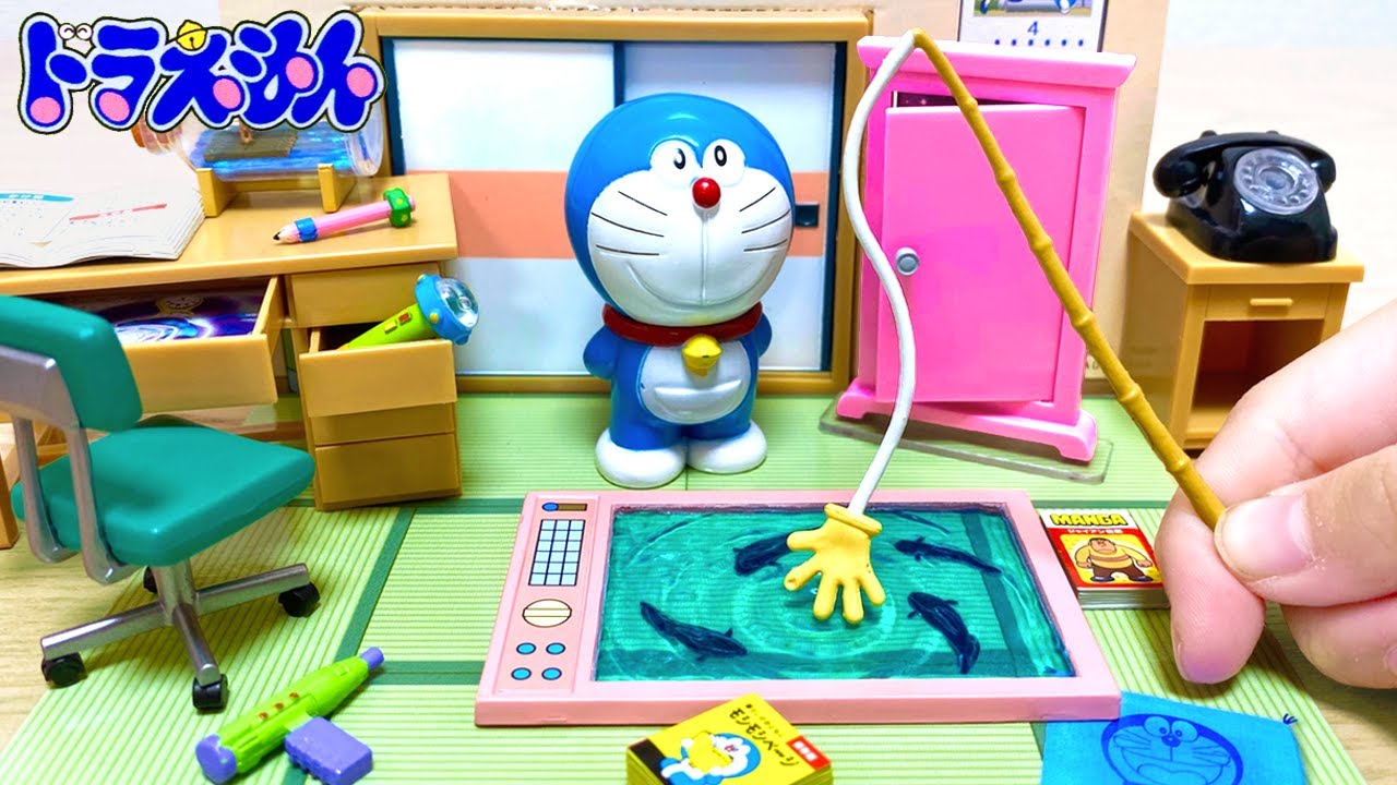 Doraemon Miniature Nobita's Room! Re-ment - YouTube