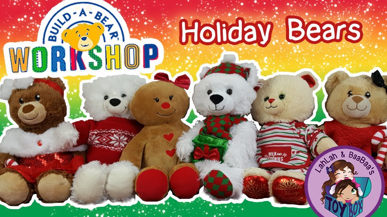 Holiday Bears! ~ New Adorable Additions to our Build-A-Bear