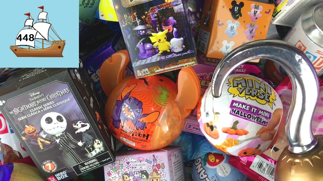 Blind Bag Ship #448 MiniVerse, Pokemon Re ment, Stitch, Nightmare
