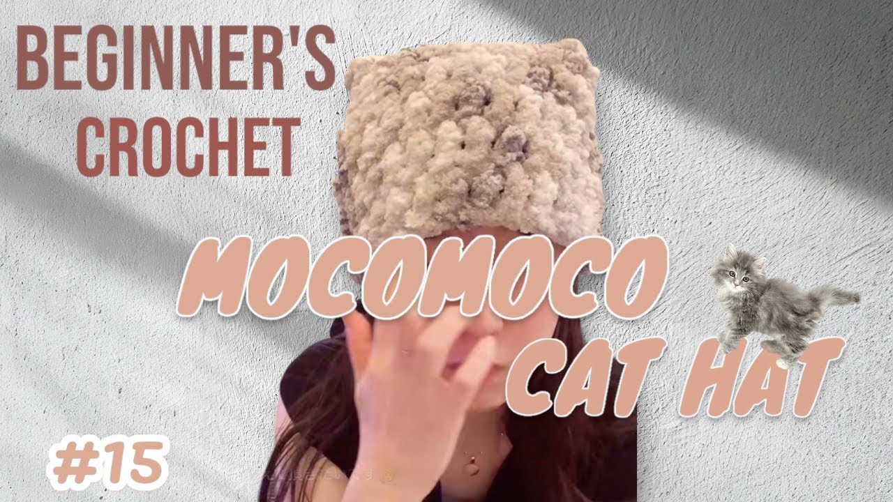 すぐ編める🧶ふわもこ可愛い🩷猫耳ニット帽😽💕 - YouTube