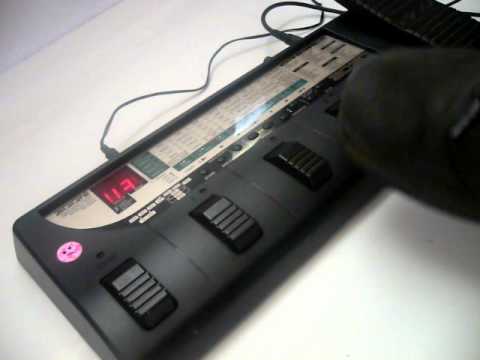 Zoom 3030 guitar multi effects demo - YouTube