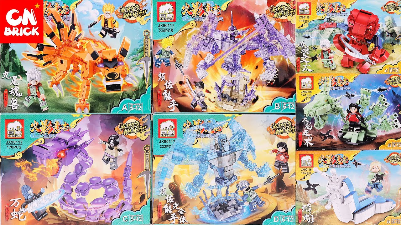 Unoffical Lego Collection 2023 Naruto ナルト Minifigures Set VOL 3