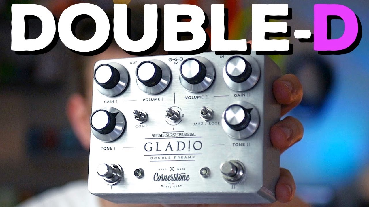 Cornerstone Gladio Double Preamp | Dumble Style Overdrive Pedal