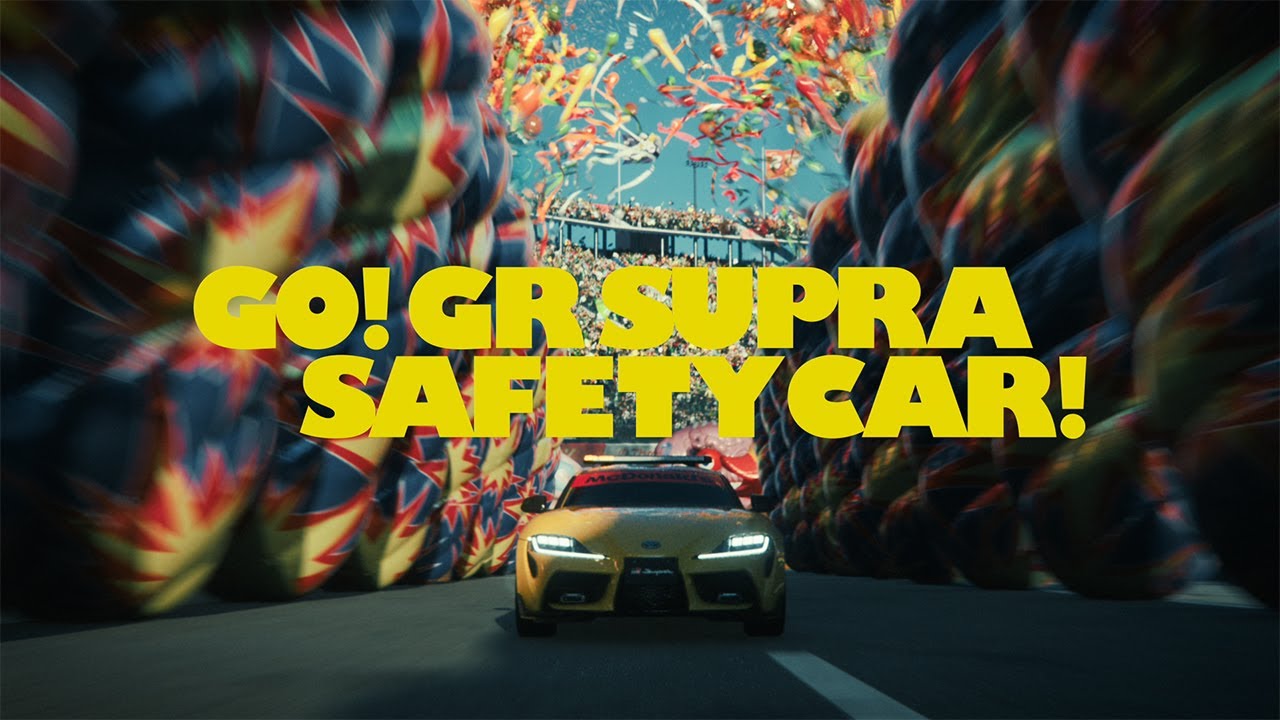 GO! GR SUPRA SAFETY CAR! 【GR x McDonald's】 - YouTube