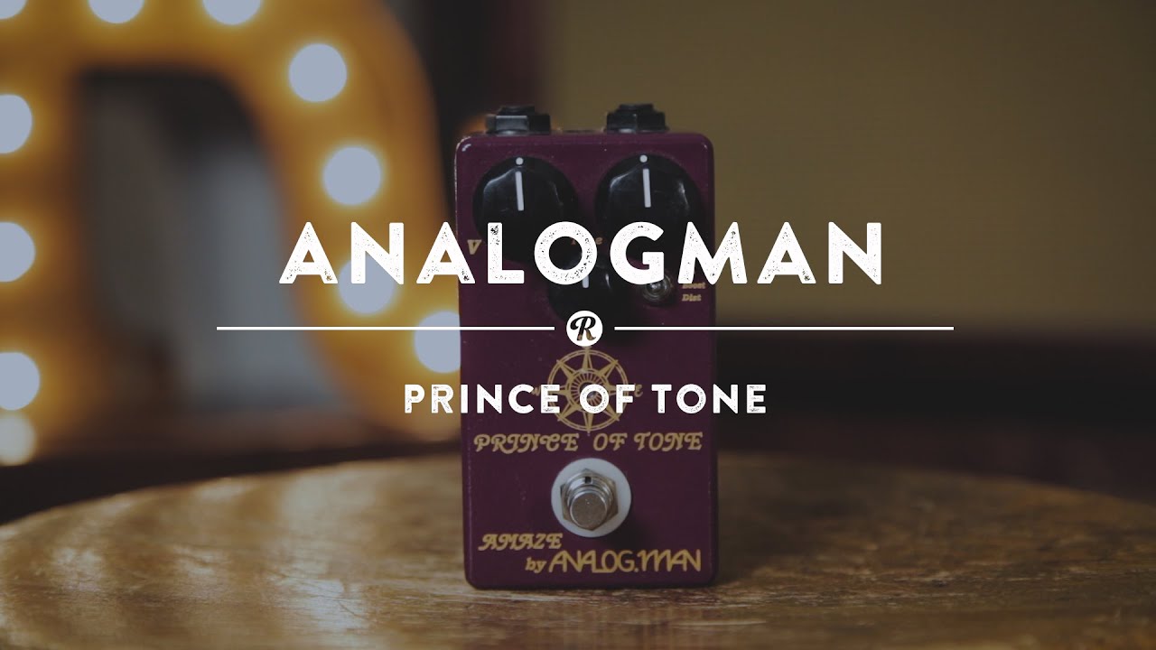 Analogman Prince of Tone Overdrive Pedal | Reverb