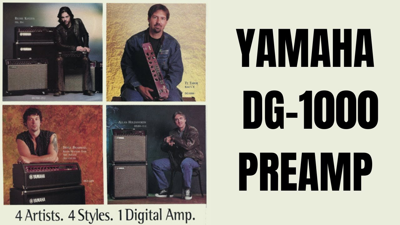 Preamp with Motorized Knobs! Yamaha DG-1000 - YouTube