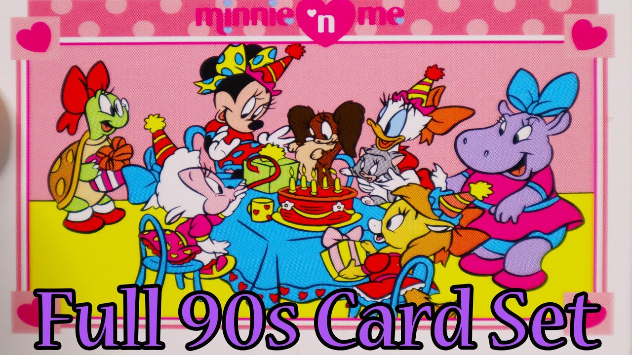 Minnie 'n Me Vintage Trading Cards Complete Set - YouTube