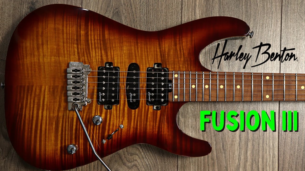Harley Benton Fusion-III HSH Roasted FBB - Guitar Demo/Review