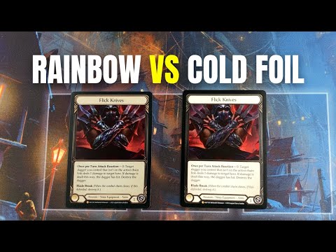 Worth the Price Difference? Comparing Cold and Rainbow Foils in
