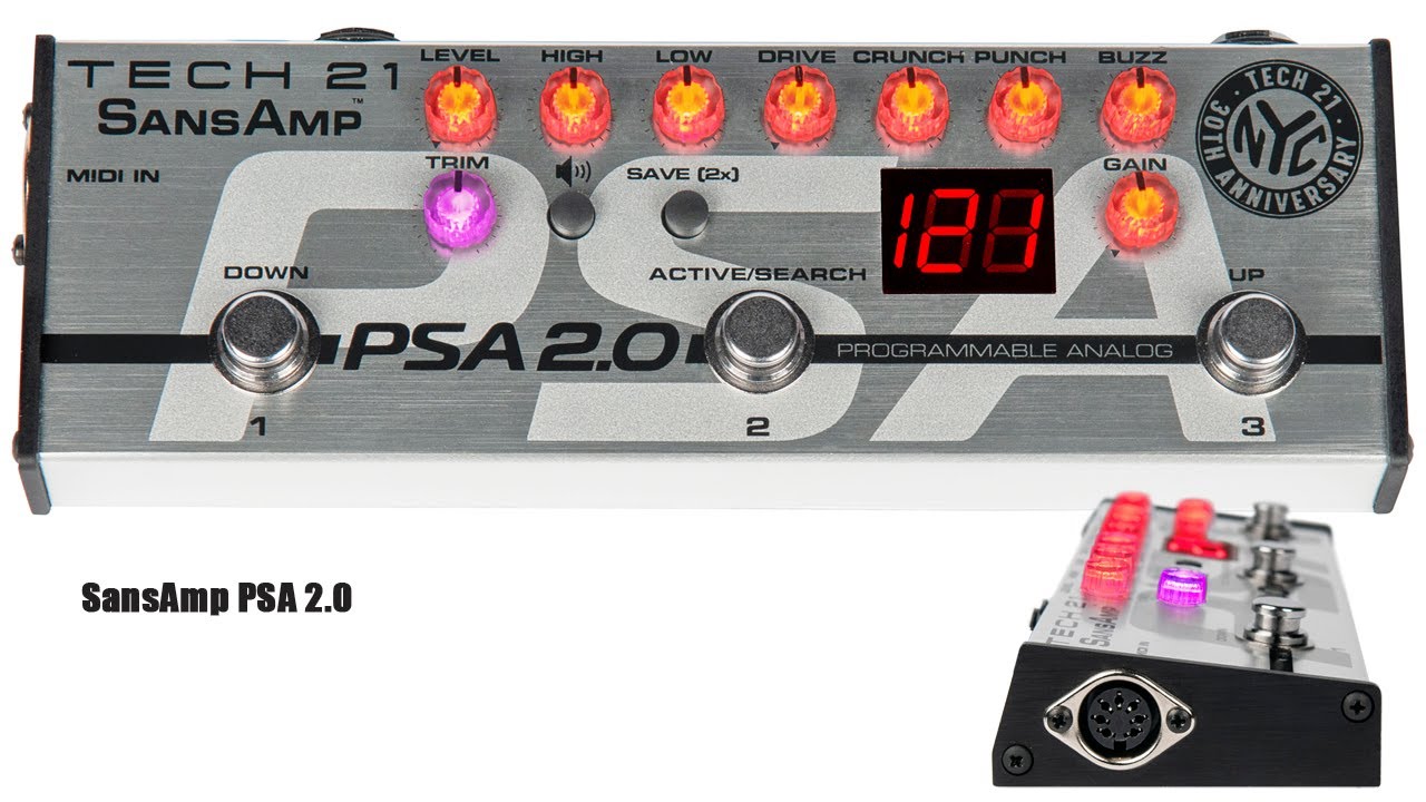 TECH21 テック21 / SANS AMP PSA-2.0【ギター・ベース用プリアンプ