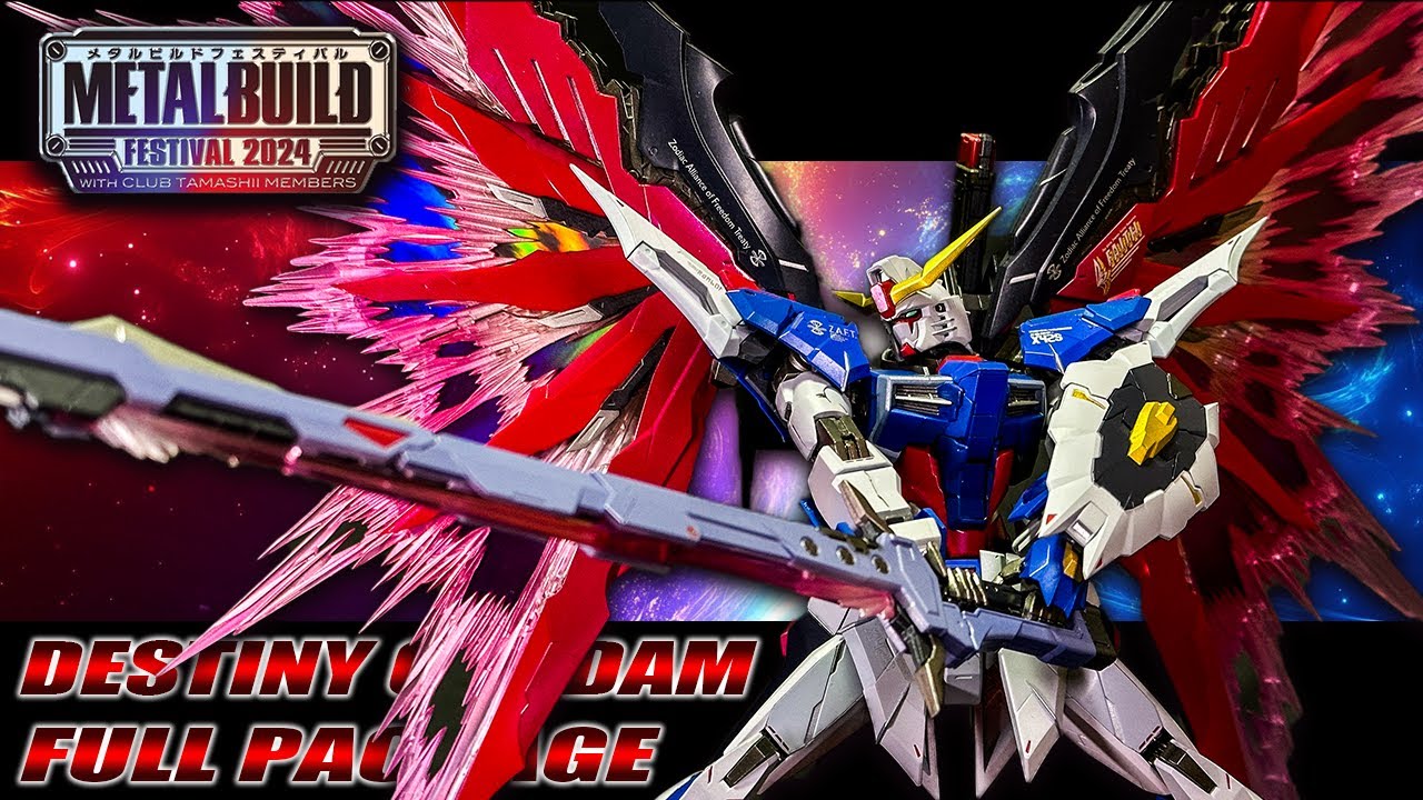 最高傑作】METAL BUILDデスティニーガンダムフルパッケージで