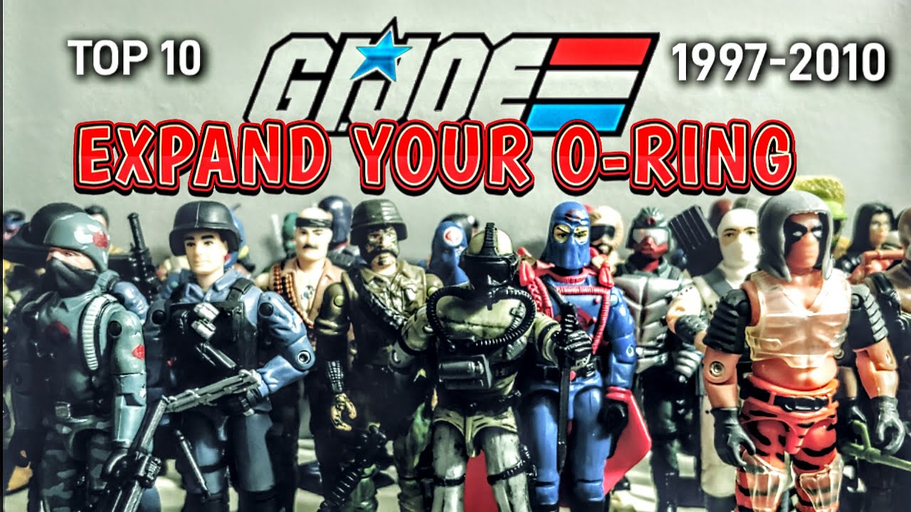 TOP 10 GIJOE 1997-2010 (O-RING) | Toys R Us | Convention - YouTube
