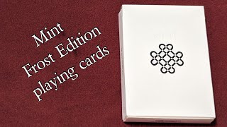 Daily deck review day 92 - Mint Frost edition playing (Kickstarter