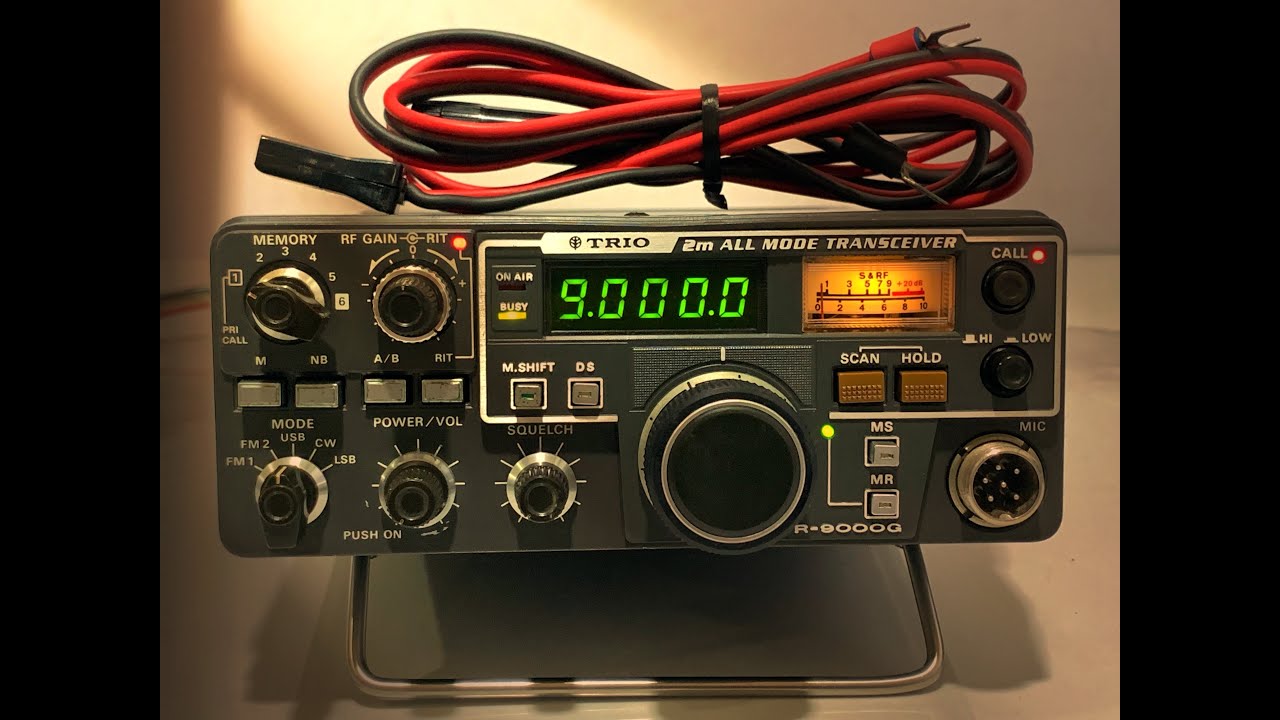 Trio TR-9000G 144MHz/ 2M All Mode Transceiver 18W Open DC - YouTube