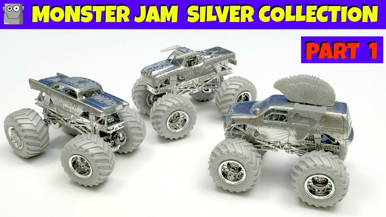 MONSTER JAM SILVER COLLECTION Part 1 - YouTube