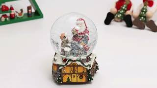 スノードーム クリスマス オルゴール サンタ・プレゼント : ウルトラ