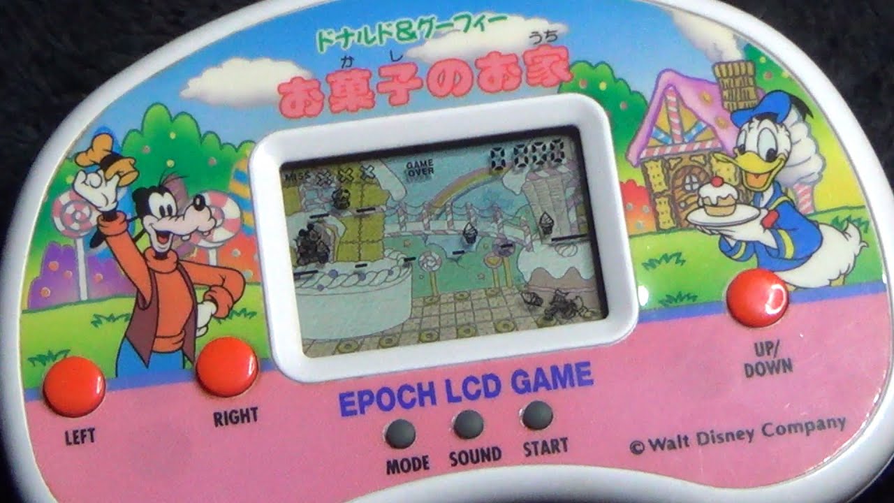 レトロ 電子ゲーム】エポック社 ドナルド&グーフィー お菓子のお家