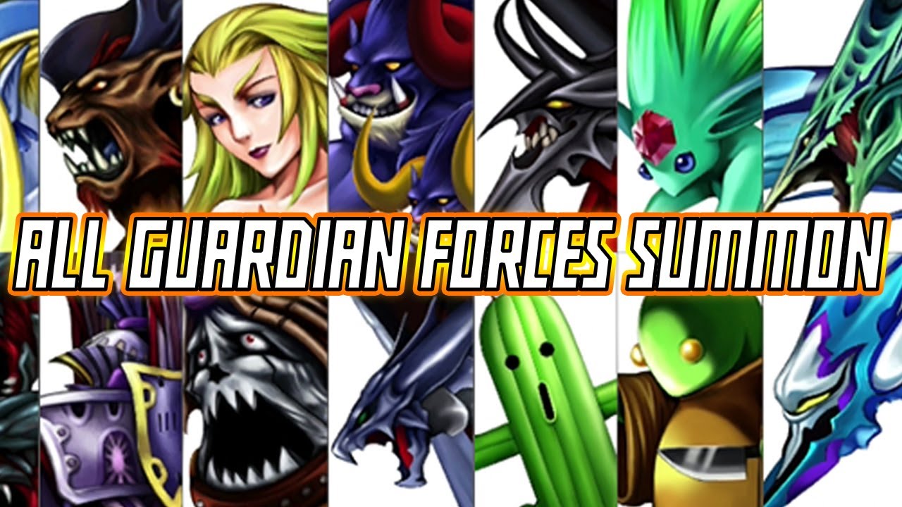 FINAL FANTASY VIII REMASTERED All GUARDIAN FORCES SHOWCASE (FF8