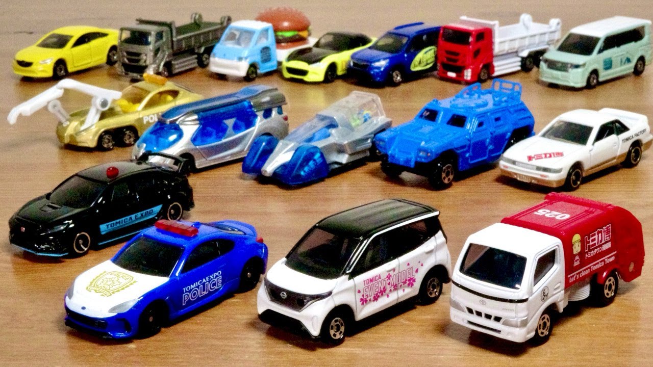 Many new Tomica models will be available only at the venue! The