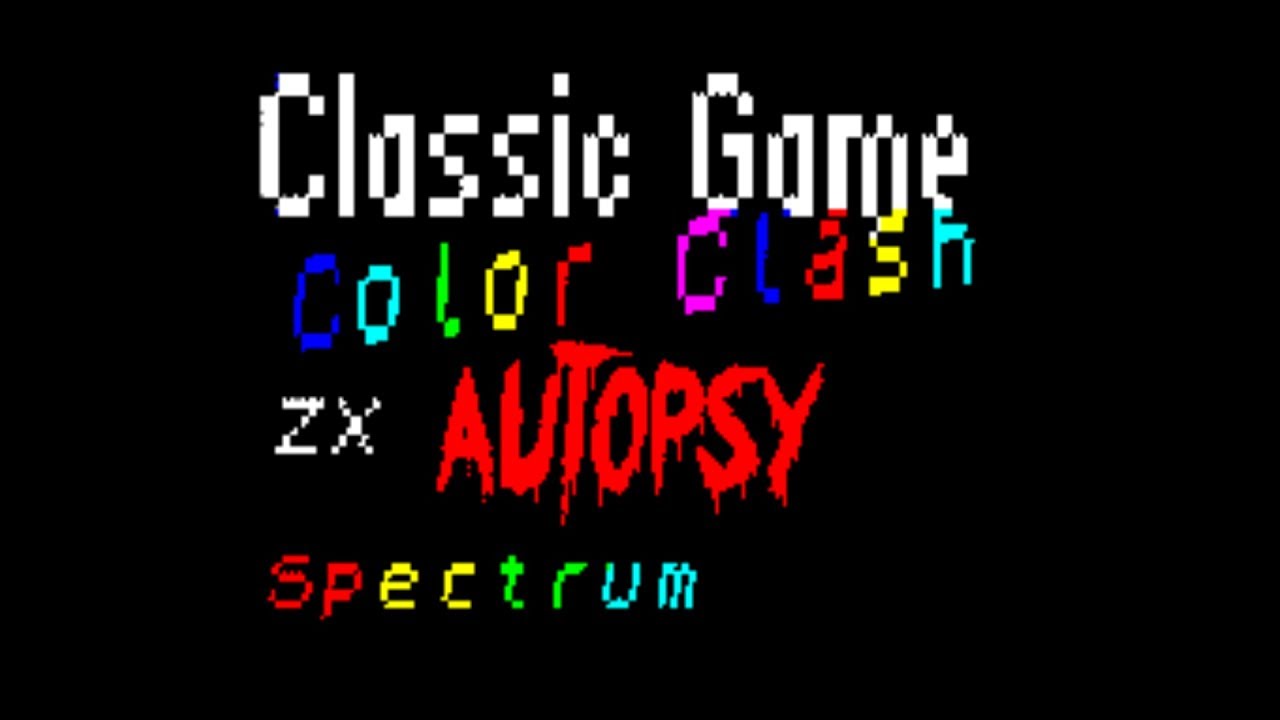ZX Spectrum Colour Clash - Classic Game Autopsy - YouTube