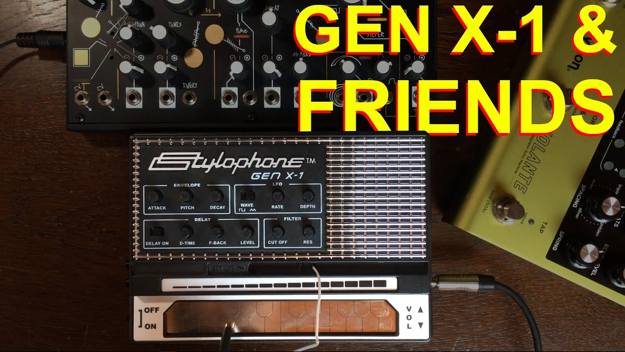 Stylophone Gen X-1 with Strega & Volante - YouTube
