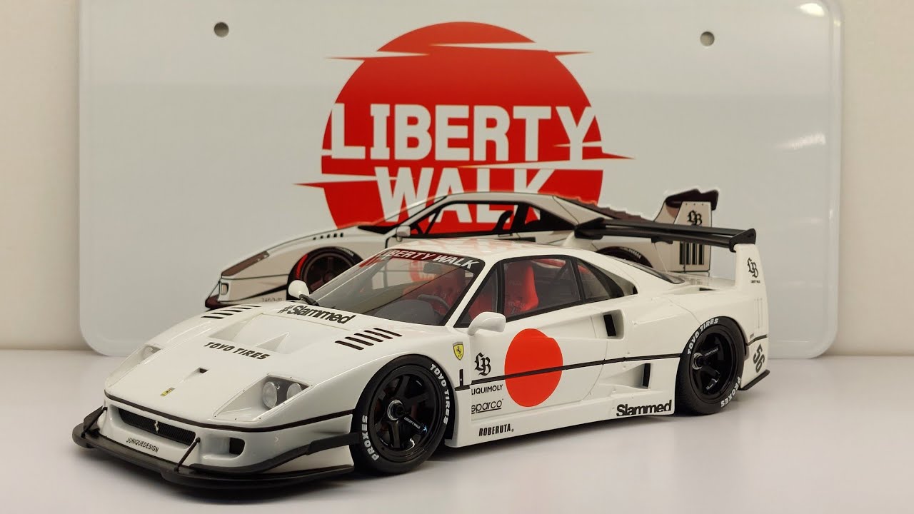 🇯🇵1:18 Ferrari F40 Liberty Walk 🇯🇵By Gt Spirit - YouTube