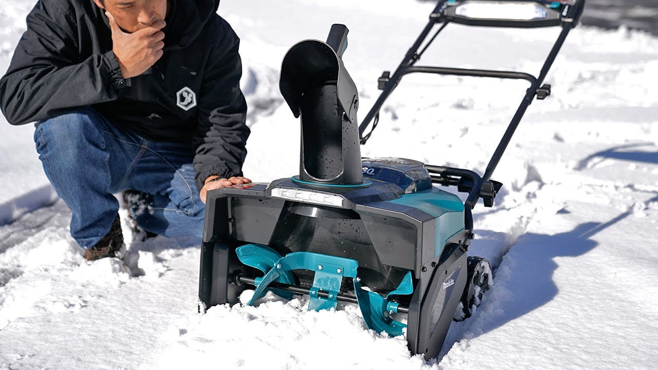 Verification] We tried clearing snow with Makita's new snowblower
