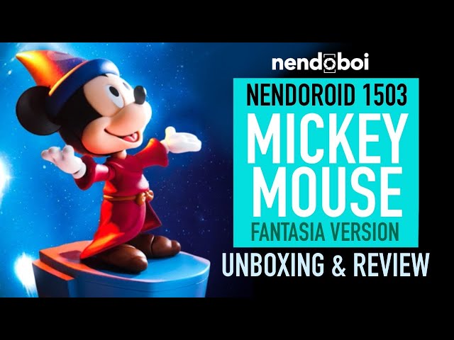 Nendoroid 1503 Mickey Mouse Fantasia Ver. Unboxing & Review - YouTube