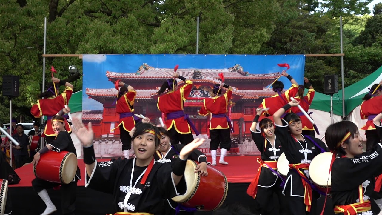 琉球國祭り太鼓（エイサーの夜 通常音声 '19.5.19-2）in OKINAWAまつり